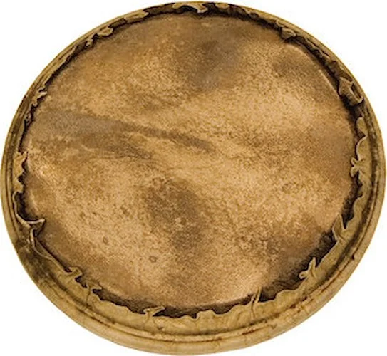 Natural Unbleached Goatskin Djembe Head - 9 inch.