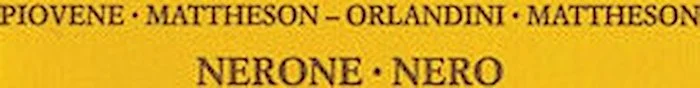 Nerone/Nero - Drammaturgia Musicale Veneta 14 - Drammaturgia Musicale Veneta 14