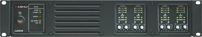 Network Enabled 8-Channel Amplifier for 70V Systems