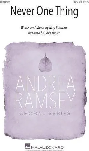 Never One Thing - Andrea Ramsey Choral Series