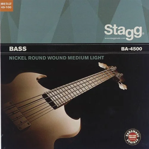 Nickel round wound set of strings for electric Bass guitar