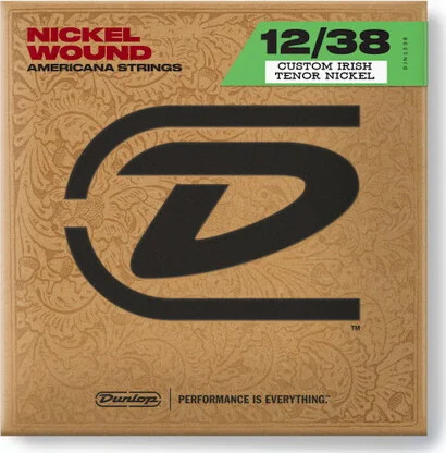 NICKEL WOUND CUSTOM IRISH TENOR LOOP END BANJO STRINGS 12-38 | 4-STRING