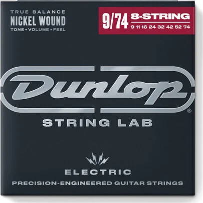 NICKEL WOUND ELECTRIC GUITAR STRINGS 09-74 | 8-STRING