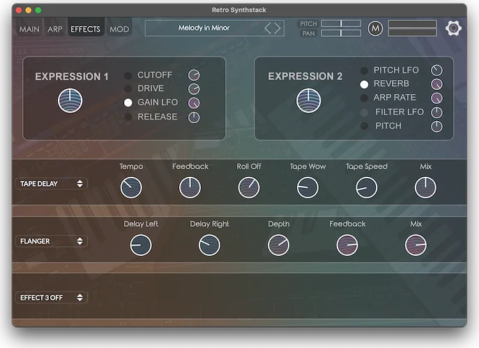 Nightfox Retro Synthstack	 (Download) <br>