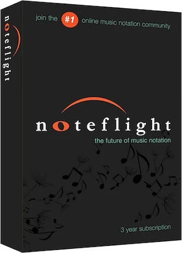 Noteflight - 3-Year Subscription (Retail Box)
For Composers and Arrangers