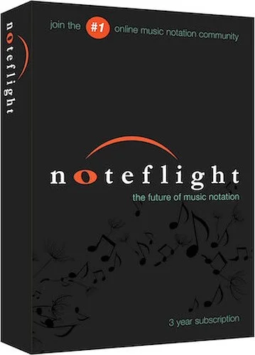 Noteflight - 3-Year Subscription (Retail Box)
For Composers and Arrangers
