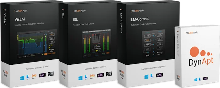 NUGEN LoudnessToolkit 2.8 (Download)<br>VisLM, LM-Correct, ISL in a Bundle