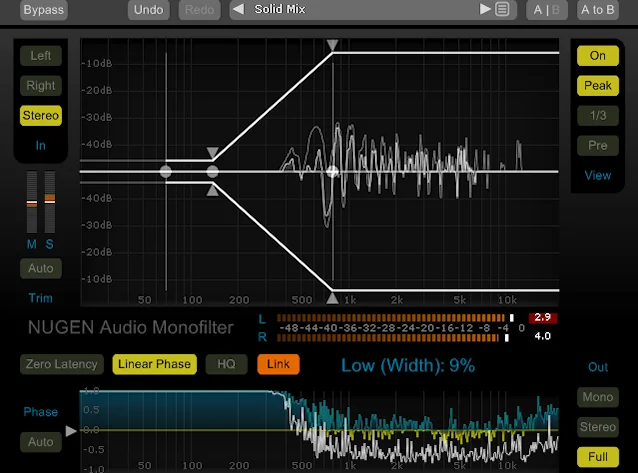 NUGEN Monofilter Upgrade from Monofilter Elements (Download) <br>Essential bass management