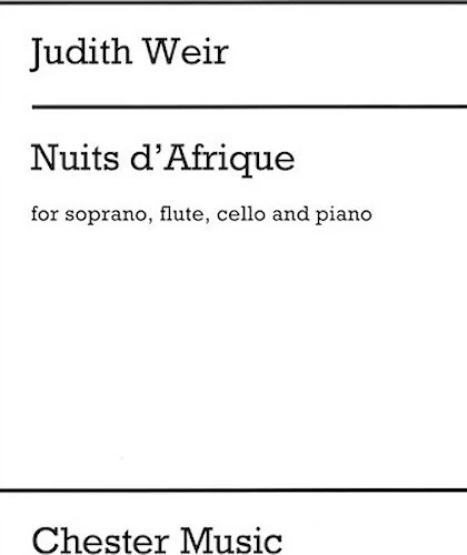 Nuits d'Afrique - for Soprano, Flute, Cello, and Piano