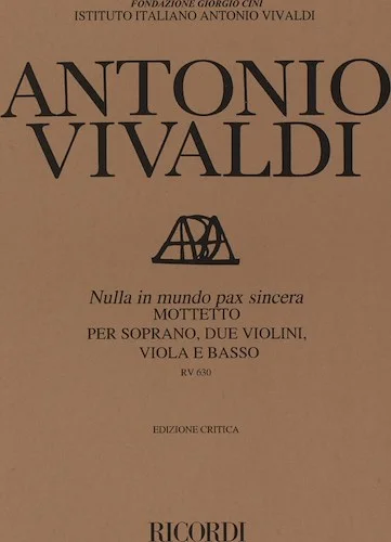 Nulla in mundo pax sincera RV630 - Critical Edition Parts