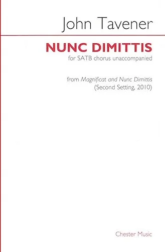 Nunc Dimittis - from Magnificat and Nunc Dimittis (Second Setting 2010)