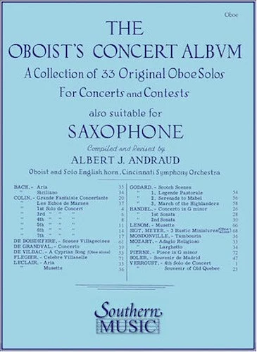 Oboist's Concert Album - Part Only
