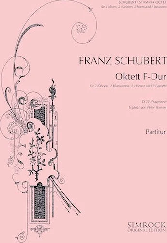 Octet in F Major, D72 (Fragment)