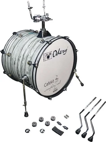 Odery Expansion 20 x 16 Kick Drum IRCAFE-EXP-WM White Mist