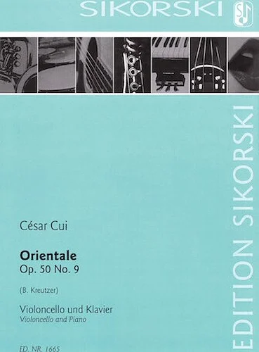 Orientale, Op. 50, No. 9