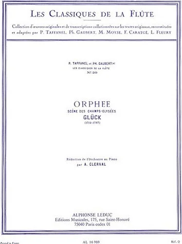 Orphee - Classiques No. 20 - Scene des Champs-Elysees