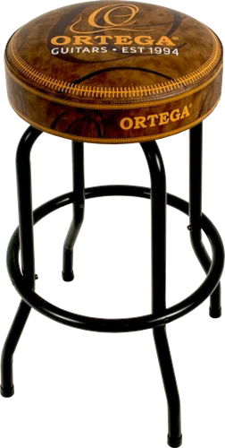 Ortega Guitars OBS30V2 30" Bar Stool – Black Coated Steel Frame