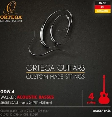 Ortega Guitars ODW-4 Short Scale Bass Strings for D-WALKER Basses