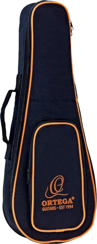 Ortega Guitars OUBSTD-SO Economy Standard Ukulele Soprano Size Gig Bag w/ Shoulder Strap
