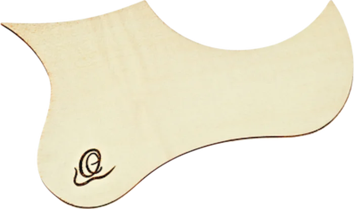 Ortega Guitars OWPTB-FMA Decorative Flamed Maple Wood Pickguard for Tenor & Baritone Ukulele