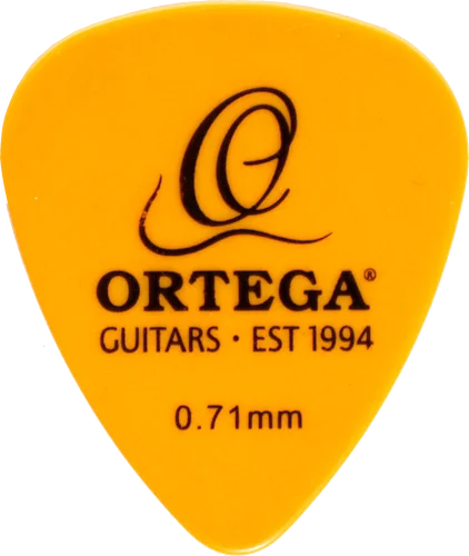 Ortega Guitars PU20-OGPOR-M Classic Medium Orange Guitar Picks, Set of 20