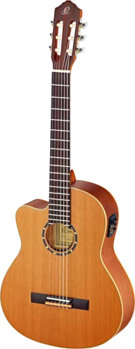 Ortega Guitars RCE131L Family Series Pro Left Handed Acoustic Electric-Nylon ...