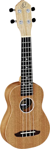 Ortega Guitars RFU10S Friends Series Soprano Ukulele Sapele top, back & sides Satin Finish with Free Deluxe Gig Bag