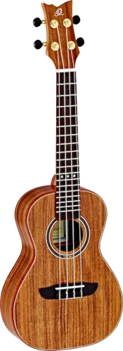 Ortega Guitars RUACA-CC Acacia Series Concert Ukulele Solid Acacia Top & Back, Padouk Binding with Free Deluxe Gig Bag