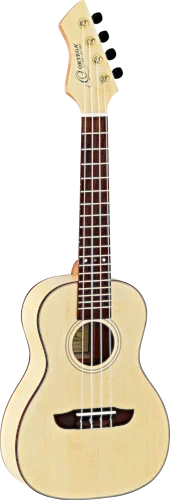 Ortega Guitars RUBO Horizon Series Concert Ukulele Bamboo top, back & sides Open Pore Finish, Reverse Headstock with Free Deluxe Gig Bag