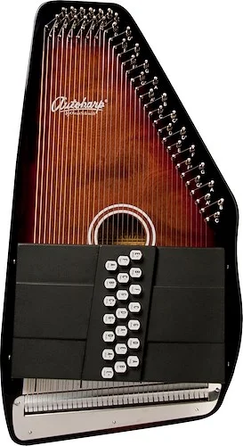 Oscar Schmidt OS21CE 21 Chord Acoustic Electric Auto Harp. Tobacco Sunburst