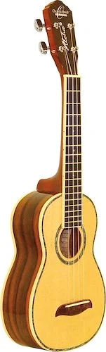 Oscar Schmidt OU3-R Concert Ukulele. Natural Spruce