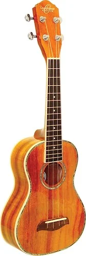 Oscar Schmidt OU5-R Concert Ukulele. Natural Koa