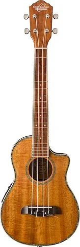 Oscar Schmidt OU6LCE-R Cutaway Tenor Ukulele W/Pre Amp. Natural Koa