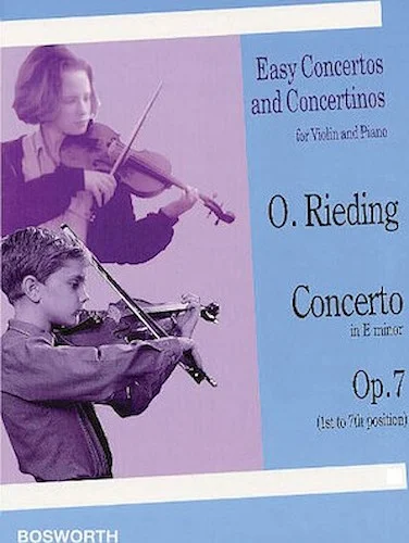 Oskar Rieding: Concerto In E Minor (Violin/Piano)