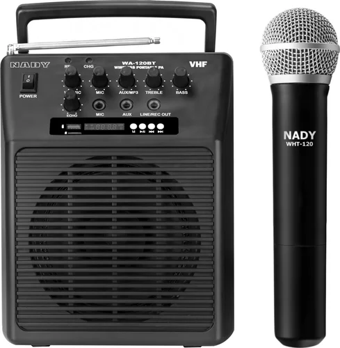 Nady WA-120BT HT Wireless Portable compact P.A full-range speaker system