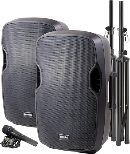 PA-SYS15: DUAL SPEAKER PA PACKAGE