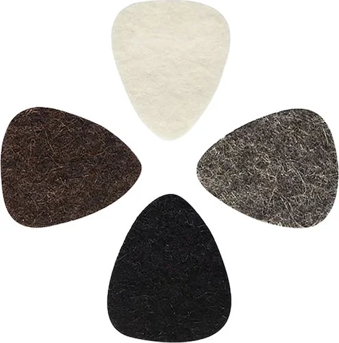Pack with 4 picks for ukulele