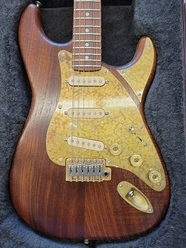 Paoletti Stratospheric Natural Wine Finish Single Coil Electric Guitar