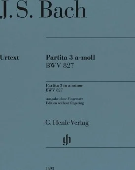 Partita No. 3 in a Minor, BWV 827 - BWV 827