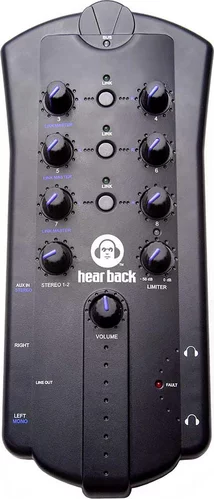 Personal Mixer for Hear Back Monitor System