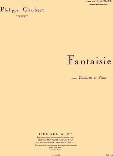 Philippe Gaubert - Fantaisie Pour Clarinette Et Piano