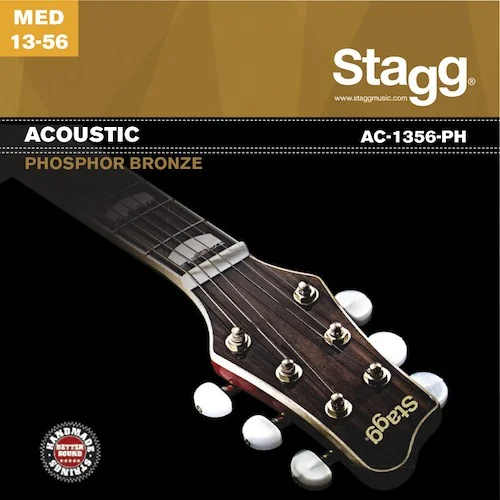 Phosphor-bronze set of strings for Acoustic guitar