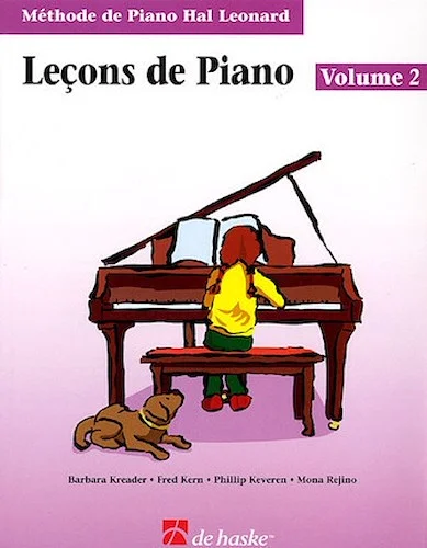 Piano Lessons Book 2 - French Edition - Hal Leonard Student Piano Library