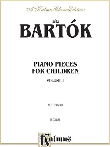 Piano Pieces for Children, Volume I: Nos. 1-21