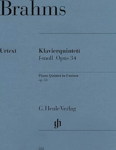 Piano Quintet F minor Op. 34