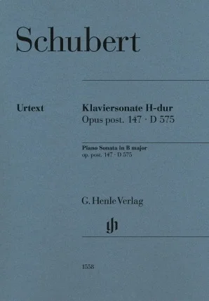 Piano Sonata B Major - Op. Post 147, D 575