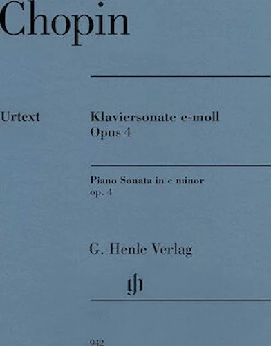 Piano Sonata in C minor, Op. 4