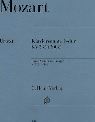 Piano Sonata in F Major K332 (300k)