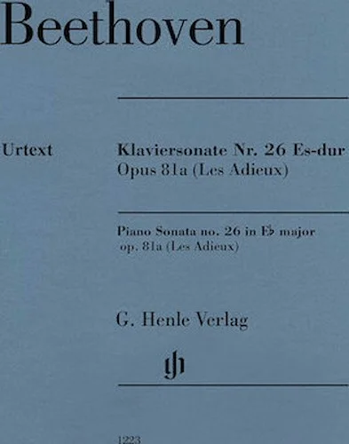 Piano Sonata No. 26 E-flat Major Op. 81a (Les Adieux) - Revised Edition