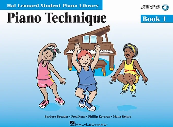 Piano Technique Book 1 - Book with Online Audio - Hal Leonard Student Piano Library